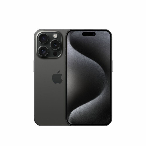 Apple - iPhone 15 Pro - 5G - 8/128 Go - Noir Titanium Apple - Apple reconditionné
