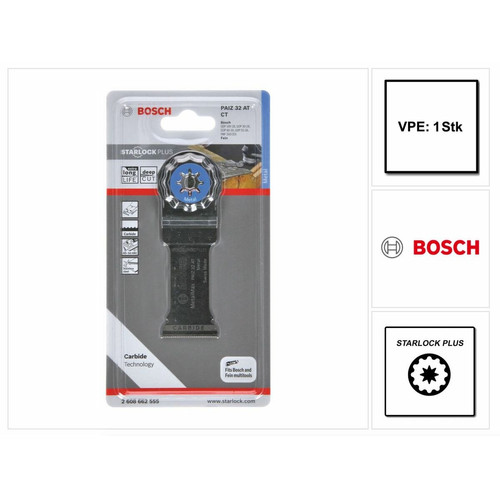 Bosch - Bosch PAIZ 32 AT Lame de scie plongeante à concrétion carbure MetalMax, 32x50mm, Starlock Plus ( 2608662555 ) Bosch  - Scies circulaires