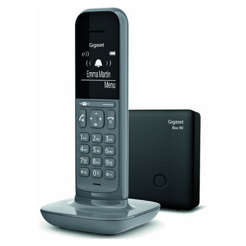 Gigaset - Téléphone sans fil dect gris - gigacl390grey - GIGASET Gigaset  - Téléphone fixe sans fil