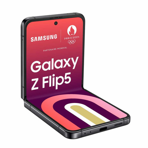 Samsung - Galaxy Z Flip5 - 8/512 Go - 5G - Graphite Samsung - Smartphone paiement en plusieurs fois Téléphonie