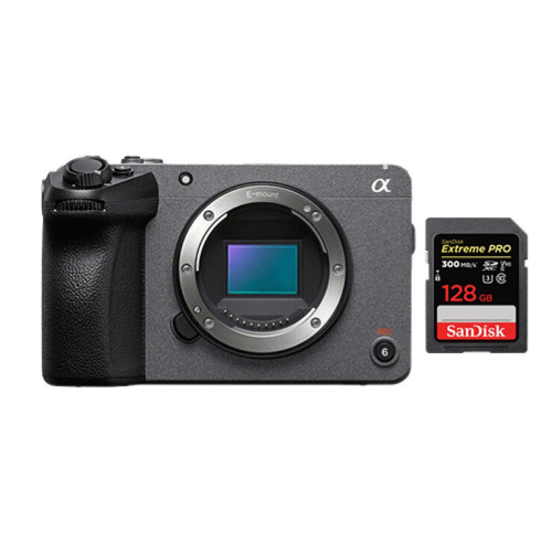 Sony - Caméra de cinéma numérique Sony FX30 + SanDisk 128 Go Extreme Pro SDXC UHS-II U3 300 Mo/s Sony - Bonnes affaires Caméras