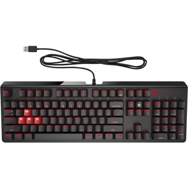 Hp - Clavier gaming Omen by HP 1100 Hp  - Bonnes affaires Hp