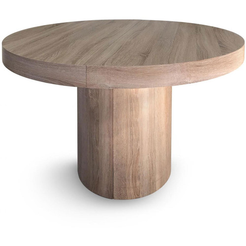 3S. x Home - Table Ronde Extensible Chêne WAEL 3S. x Home - table ronde avec rallonge Tables à manger