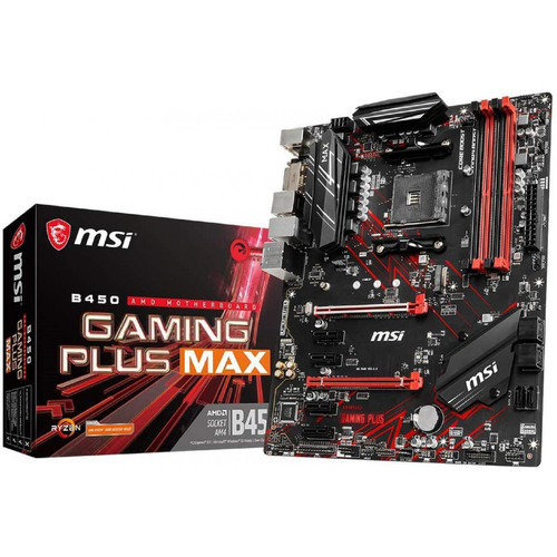 Msi - AMD B450 GAMING PLUS MAX - ATX Msi - Carte mère AMD Amd am4