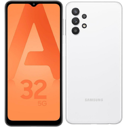 Samsung - Galaxy A32 5G 128 Go Blanc Samsung  - Samsung Galaxy A Téléphonie