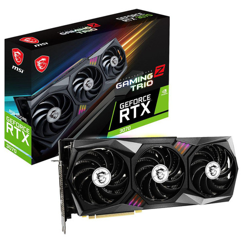 Msi - GeForce RTX 3070 GAMING Z TRIO 8G LHR Msi - MSI Cartes Graphiques Carte Graphique
