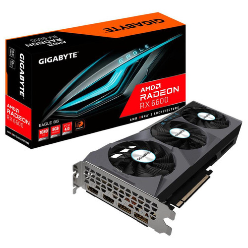 Gigabyte - Radeon RX 6600 EAGLE 8G Gigabyte - AMD Radeon RX
