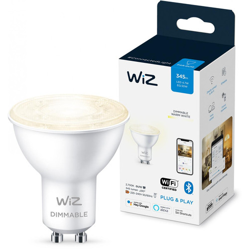 Wiz - Ampoule connectée GU10 - Blanc chaud variable Wiz - Energie connectée Wiz