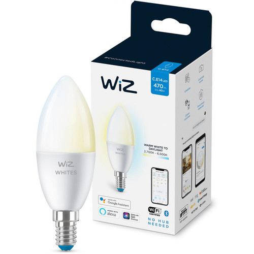 Wiz - Ampoule connectée E14 flamme Blanc variable Wiz - Eclairage connecté Non