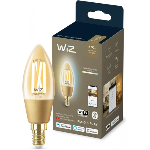 Wiz - Ampoule connectée E14 flamme Nuance de blanc Wiz  - Ampoule connectée
