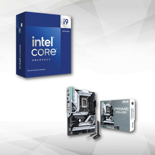 Intel - Intel Core i9-14900KF (3.2 GHz / 5.8 GHz) + PRIME Z790-A WIFI Intel - Kits évolution Intel Kit d'évolution