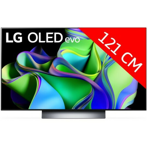 LG - TV OLED 4K 48" 121cm - OLED48C3 evo C3 - 2023 LG  - Seconde Vie Eclairage de soirée