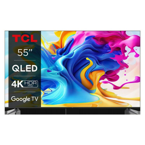 TCL - TV QLED 4K 55" 139 cm - TCL55C649 2023 TCL - Divertissement intelligent