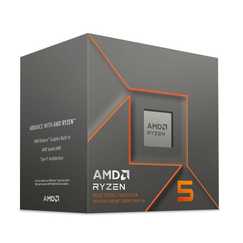 Amd - Ryzen 5 8500G Wraith Stealth (3.5 GHz / 5.0 GHz) Amd  - Processeur AMD