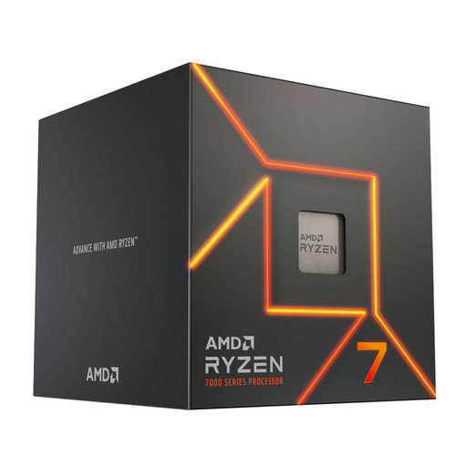 Amd - AMD Ryzen 7 7700 Wraith Prism (3.8 GHz / 5.3 GHz) Amd - Soldes Processeur