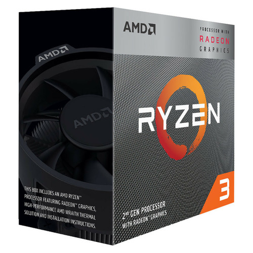 Amd - Ryzen 3 3200G Wraith Stealth Edition (3.6 GHz / 4 GHz) Amd - Processeur AMD Amd