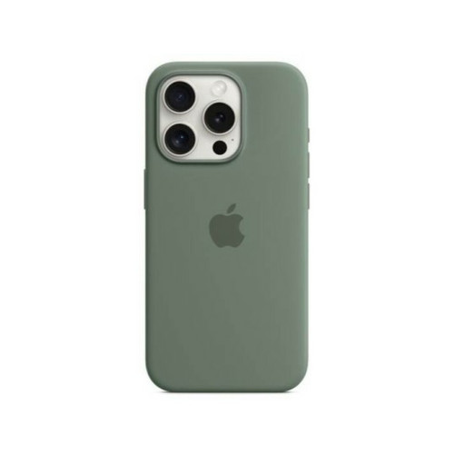 Apple - Coque iPhone Coque Silicone MagSafe iPhone15 Pro Max - Kaki Apple - Accessoires officiels Apple iPhone Accessoires et consommables
