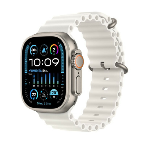 Apple - Montre intelligente Apple Watch Ultra 2 1,9" Blanc Doré 49 mm Apple - Bonnes affaires Apple Watch