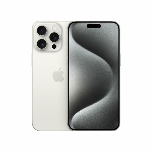 Apple - iPhone 15 Pro Max - 5G - 8/256 Go - Blanc Titanium Apple - Soldes Apple