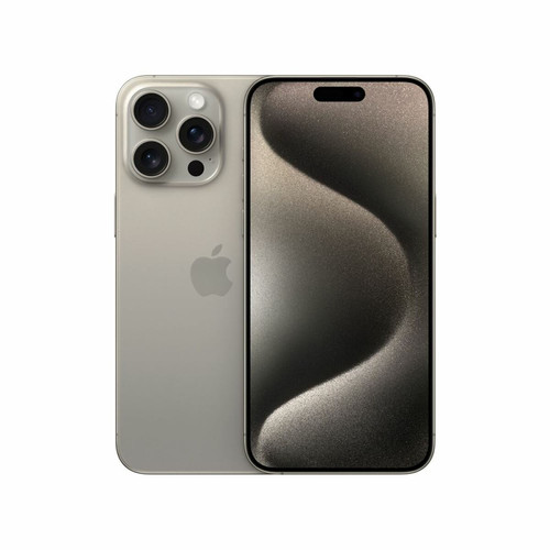 Apple - iPhone 15 Pro Max - 5G - 8/256 Go - Natural Titanium Apple - Apple reconditionné