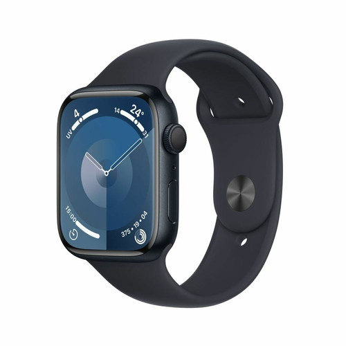 Apple - Apple Watch Series 9 GPS 45 mm Boîtier en aluminium minuit avec bracelet sport minuit S/M Apple - Bonnes affaires Apple Watch
