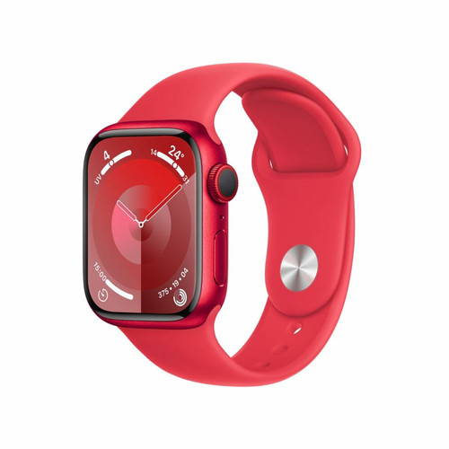 Apple - Apple Watch Series 9 GPS 41 mm (PRODUCT)RED Boîtier en aluminium avec bracelet sport (PRODUCT)RED S/M Apple - Bonnes affaires Apple Watch