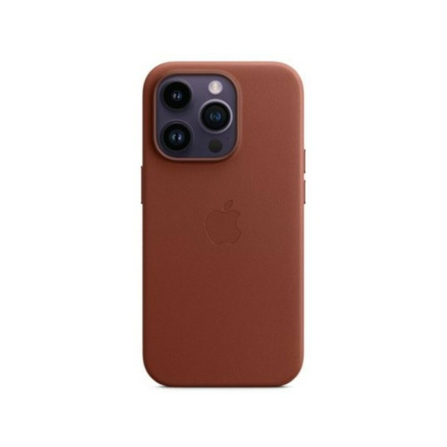 Apple - Coque iPhone Coque cuir MagSafe iPhone 14 Pro- Marron Apple - Chargeur iPhone Accessoires et consommables
