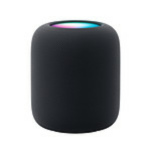 Apple - Enceinte Connectée Intelligente HomePod Minuit Apple - Assistant vocal Contrôle de la maison
