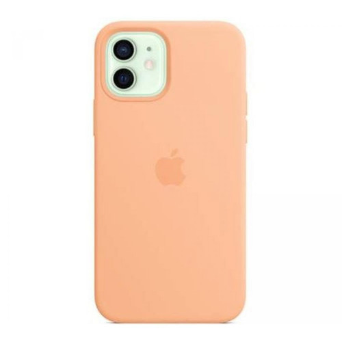 Coque, étui smartphone Apple Coque en silicone avec MagSafe pour iPhone 12 Pro Max Melon