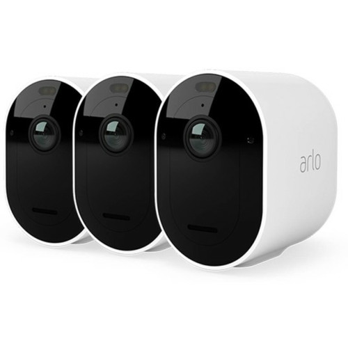 Caméra de surveillance connectée Arlo Arlo - Pack de 3 caméras de sécurité PRO5 blanches - VMC4360P-100EUS