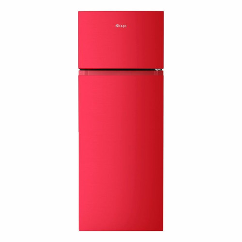 Aya - Réfrigérateur 2 portes AYA AFD2103R/E 206L Rouge Aya - Poids d un refrigerateur congelateur