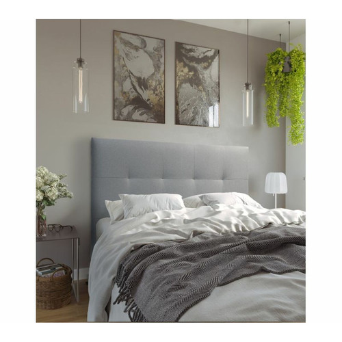 Têtes de lit But Tête de lit tissu L.140 cm KARTY gris