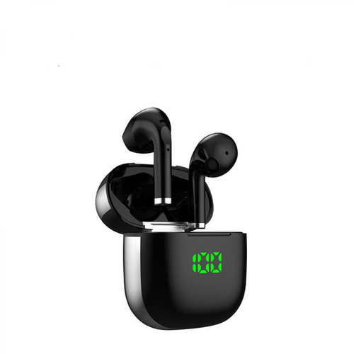 Casques de réalité virtuelle Chrono Écouteurs sans fil, écouteurs Chronus Bluetooth 5.0 avec son stéréo, écouteurs Bluetooth, écouteurs sans fil étanches IPX5 30H Playtime avec commande tactile, prise en charge de la charge USB-C/sans fil pour le sport（noir）