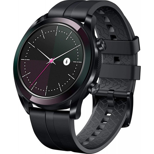 Montre connectée Huawei Huawei Watch GT Elegant Smartwatch (écran tactile Amoled 42 mm, GPS, tracker de fitness, mesure de la fréquence cardiaque, étanche 5 ATM)（noir）