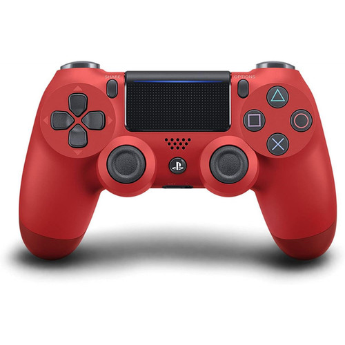 Chrono - Sony Manette PlayStation 4 officielle, DUALSHOCK 4, Sans fil, Batterie rechargeable, Bluetooth-Rouge Chrono  - Manette Jeux Vidéo