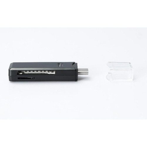 D2 Diffusion - D2 - Lecteur de cartes SD/micro SD/SDHC - Port USB-C (USB 3.2 gen 1) - transferts jusqu'à 5 Gbps - coloris noir D2 Diffusion - D2 Diffusion