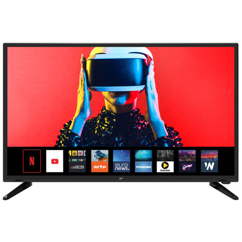 Dual - TV Smart 32'' HD LED 80 cm Netflix YouTube PrimeVideo Dual - Petite télévision TV, Home Cinéma