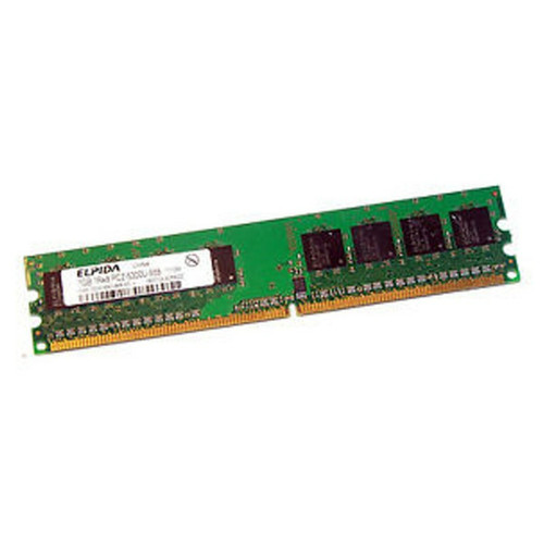 Elpida - 1Go RAM ELPIDA EBE10UE8ACWA-6E-E 240-Pin DIMM DDR2 PC2-5300U 667Mhz 1Rx8 Elpida  - Memoire pc reconditionnée