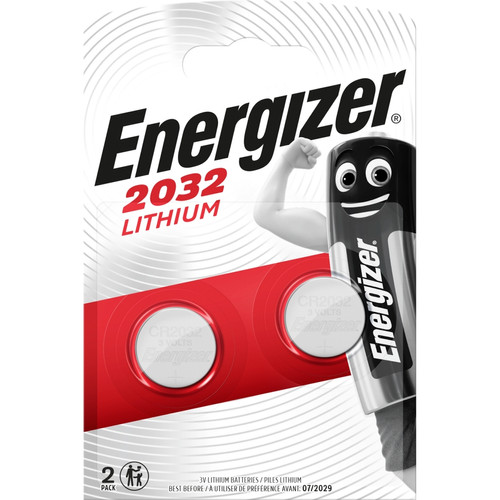 Energizer - pile lithium - energizer cr2032 - 3 volts - blister de 2 piles Energizer  - Télécommande portail et garage