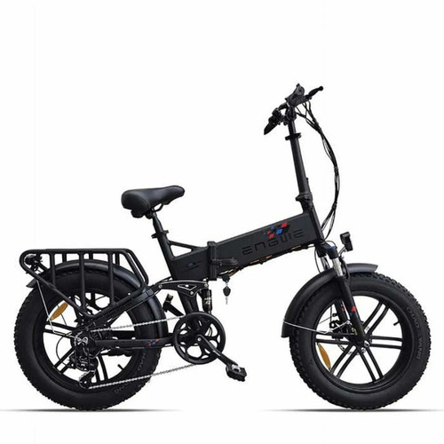 Vélo électrique Engwe Vélo électrique ENGWE ENGINE X 250W - 60KM autonomie - Freins à disque-Noir