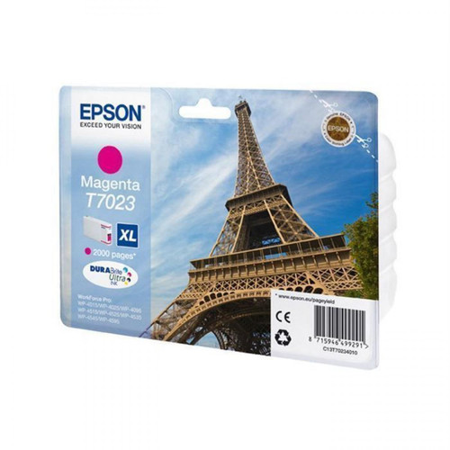 Epson - Epson T7023 XL  Tour Eiffel Cartouche dencre Magenta Epson  - Toner