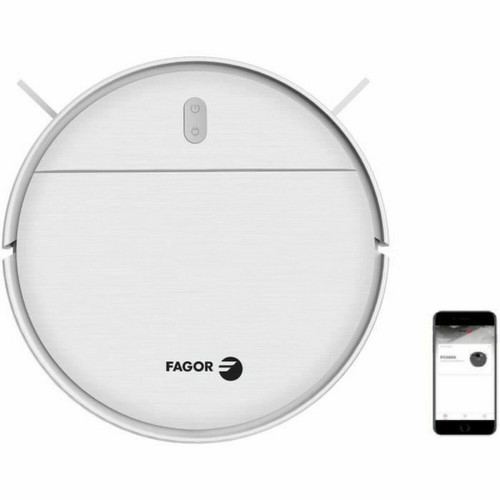 Fagor - Aspirateur Robot Wifi FAGOR FG028 - 3 en 1 : Balaye, aspire et lave - Bac poussiere : 200 ml - Bac a eau : 230 ml Fagor - Aspirateur, nettoyeur Fagor