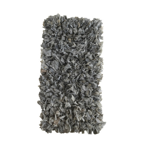 Tapis GEESE HOME 6853-Tapis coton et polyester gris 60x120 cm