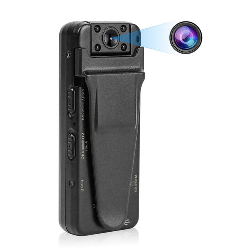 Generic - Mini caméra corporelle portable, petit caméscope portable 1080p avec vision nocturne/détection de mouvement, micro caméra de surveillance de sécurité pour intérieur et extérieur Generic  - Caméra d'action