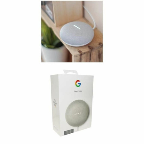 GOOGLE - Google Nest Mini ENCEINTE Intelligente GA00638-ES Assistant virtuel Wi-Fi GOOGLE - Enceinte connectée GOOGLE