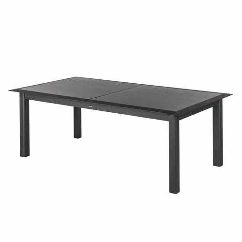 Tables de jardin Hesperide Table de jardin extensible 12 Personnes Allure - L. 216/316 cm - Gris rayé et graphite