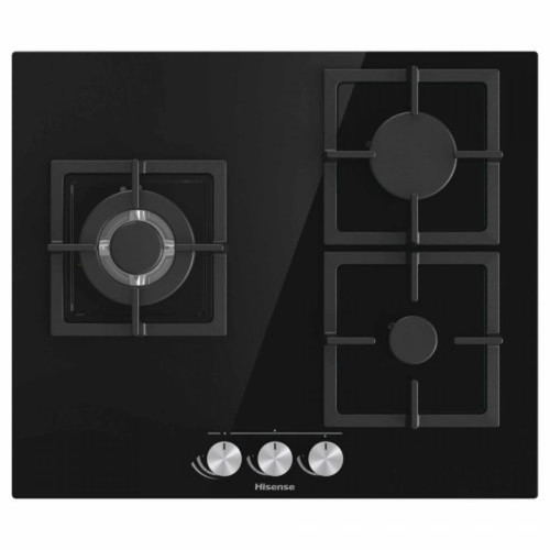 Table de cuisson Hisense Plaque au gaz Hisense GG633B 60 cm 3F
