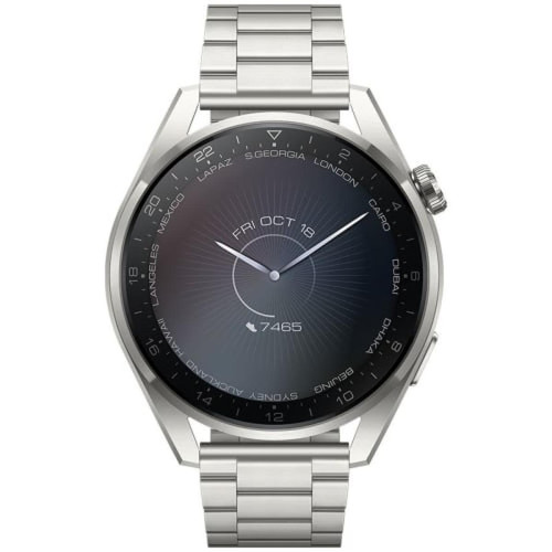 Huawei - Watch 3 Pro Montre Connectée 1.4'' AMOLED GPS Bluetooth Automatique Android iOS Argent Huawei  - Montre connectée Huawei