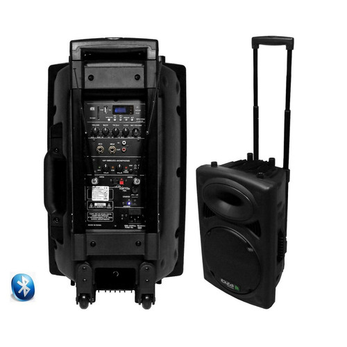 Pack Enceintes Home Cinéma Ibiza Sound Enceinte Active SONO DJ Ibiza PORT12VHF-BT USB SD Bluetooth