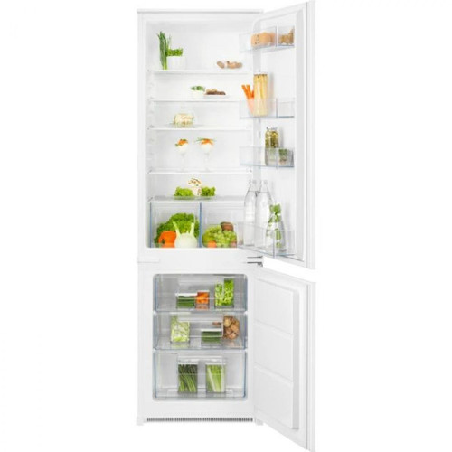 Electrolux - Electrolux KNT1LF18S1 réfrigérateur-congélateur Intégré (placement) 268 L F Blanc Electrolux - Poids d un refrigerateur congelateur